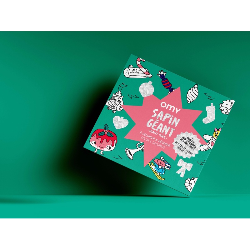 Giant Coloring Poster Christmas Tree