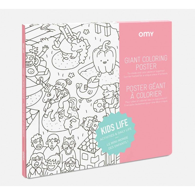 Giant Coloring Poster Folded Kids Life