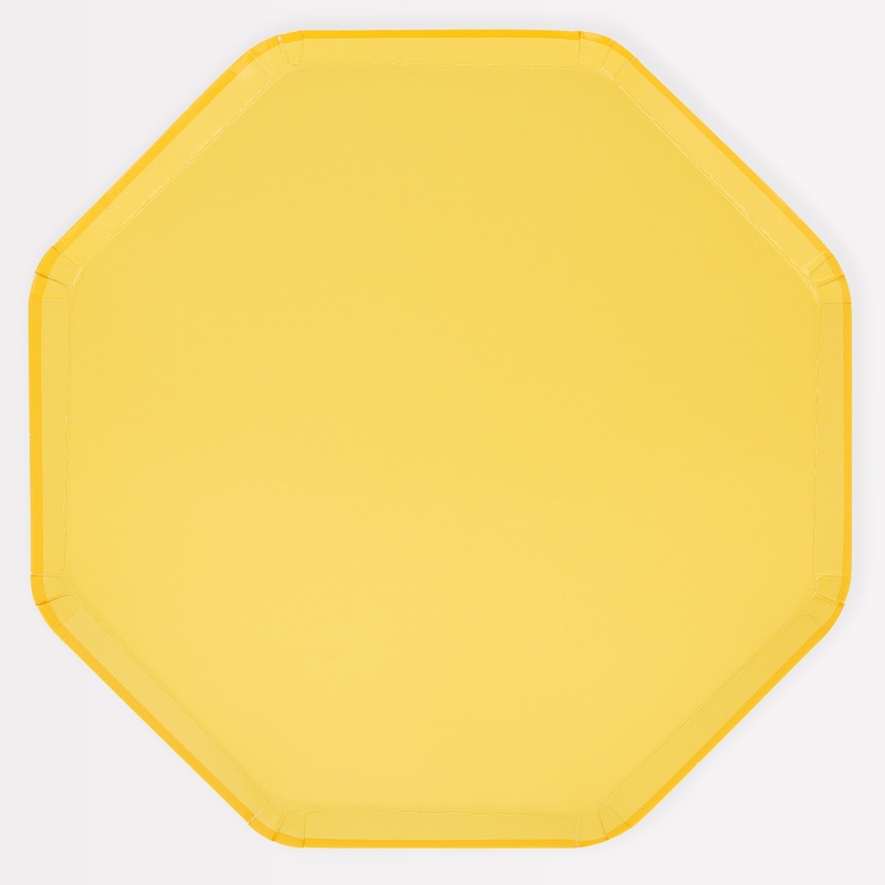 Lemon Sherbet Dinner Plates (x 8)